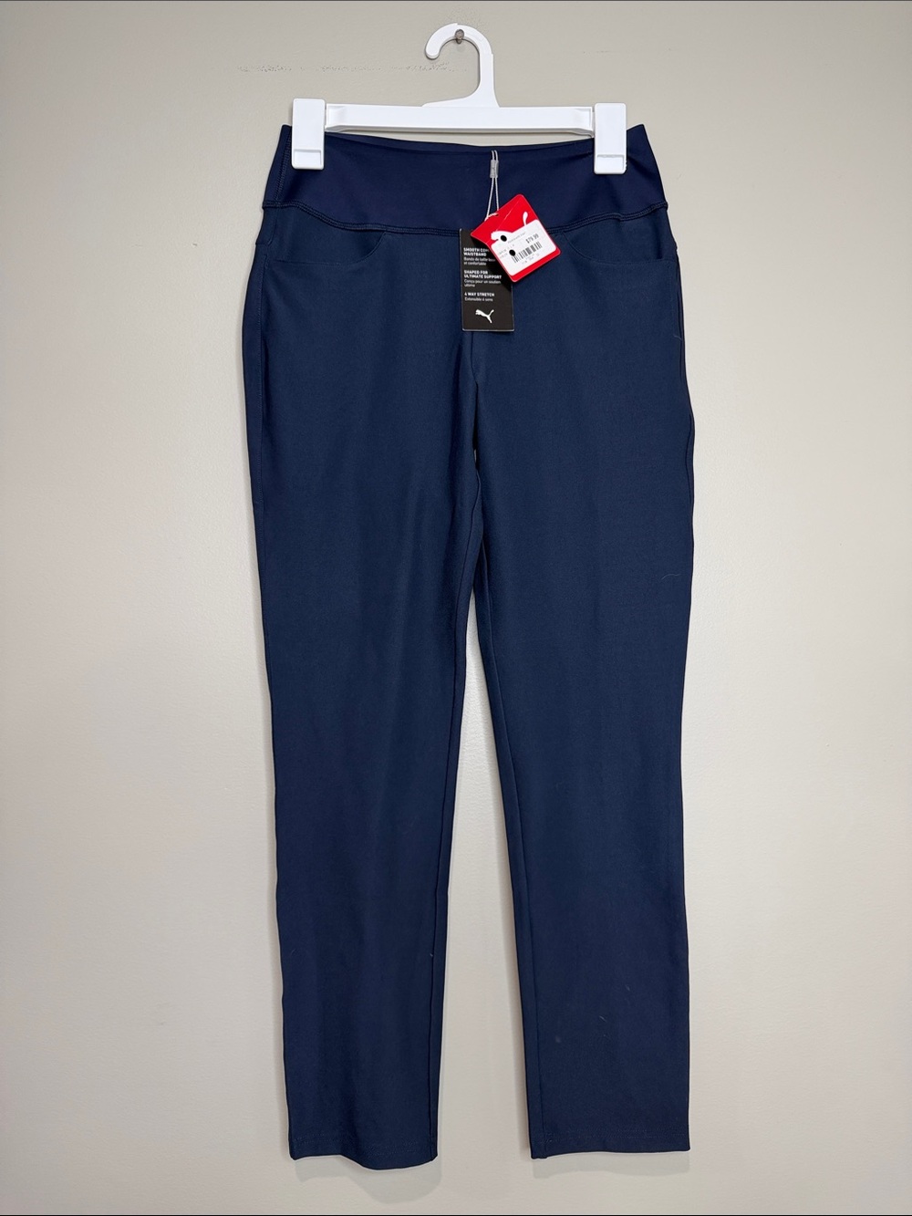 Puma PWR Shape Pants Women's Navy Slim Stretch XXS